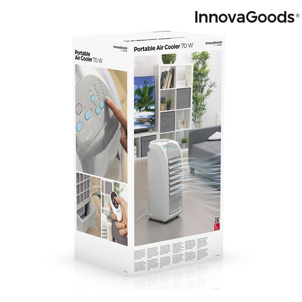 Преносим Изпарителен Климатик InnovaGoods 4,5 л 70W Сив