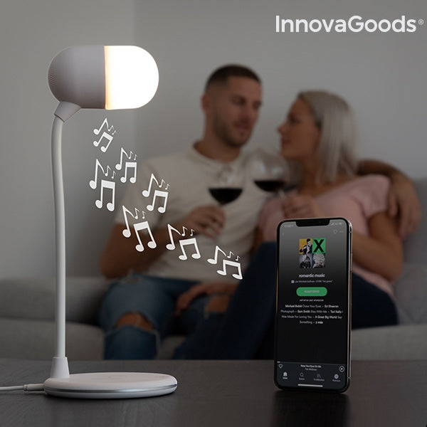 LED лампа с Колона и Безжично Зарядно Akalamp InnovaGoods