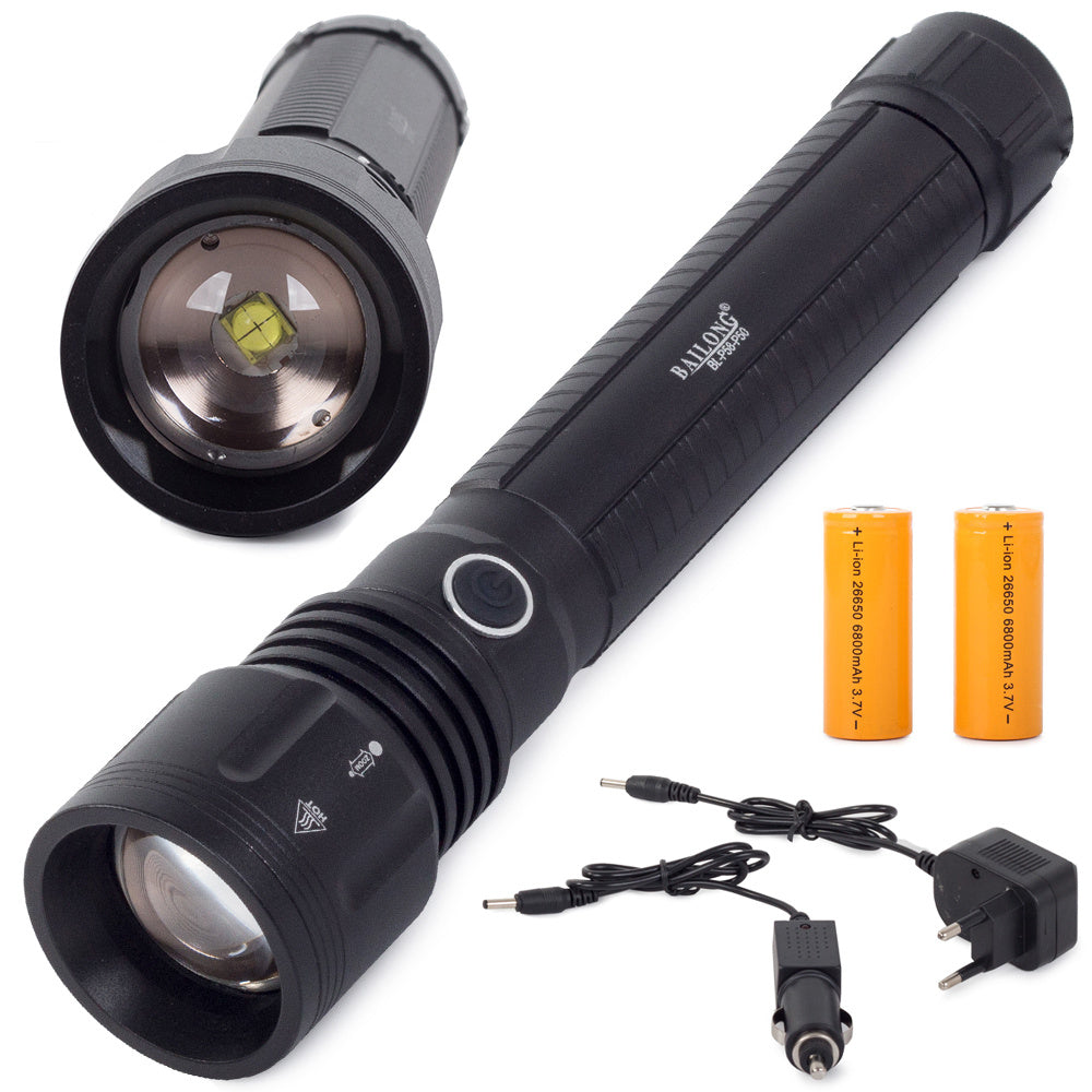 Bailong Tactical Police LED XHP50 zoom фенер