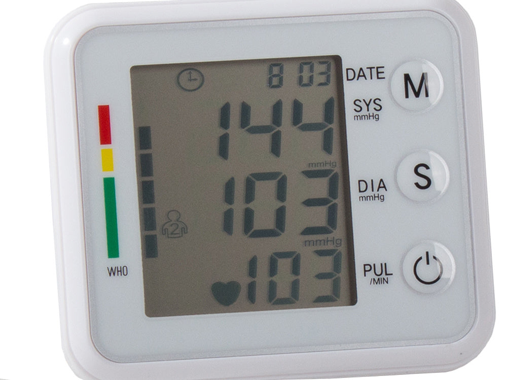 LCD калъф за електронен апарат за кръвно налягане на китката