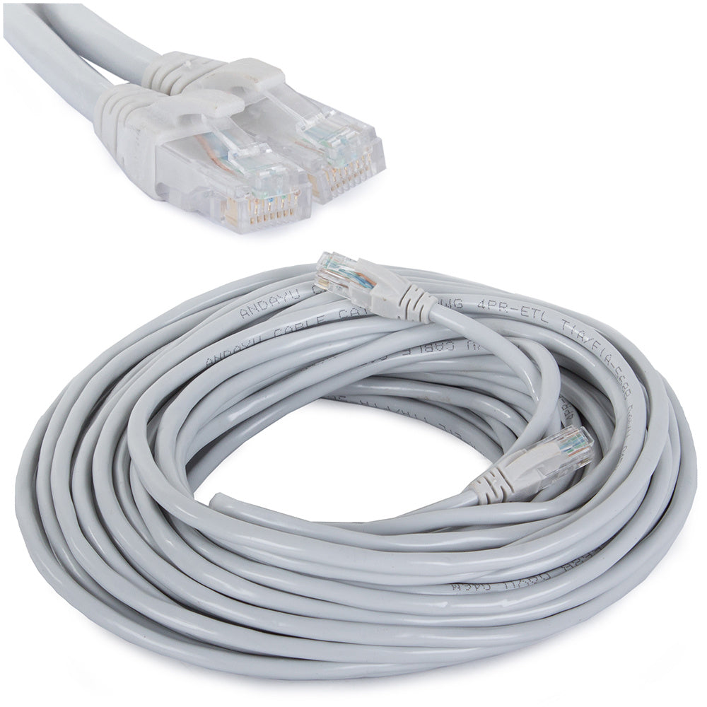 Lan cat6 rj45 усукана двойка Ethernet 20m мрежов кабел