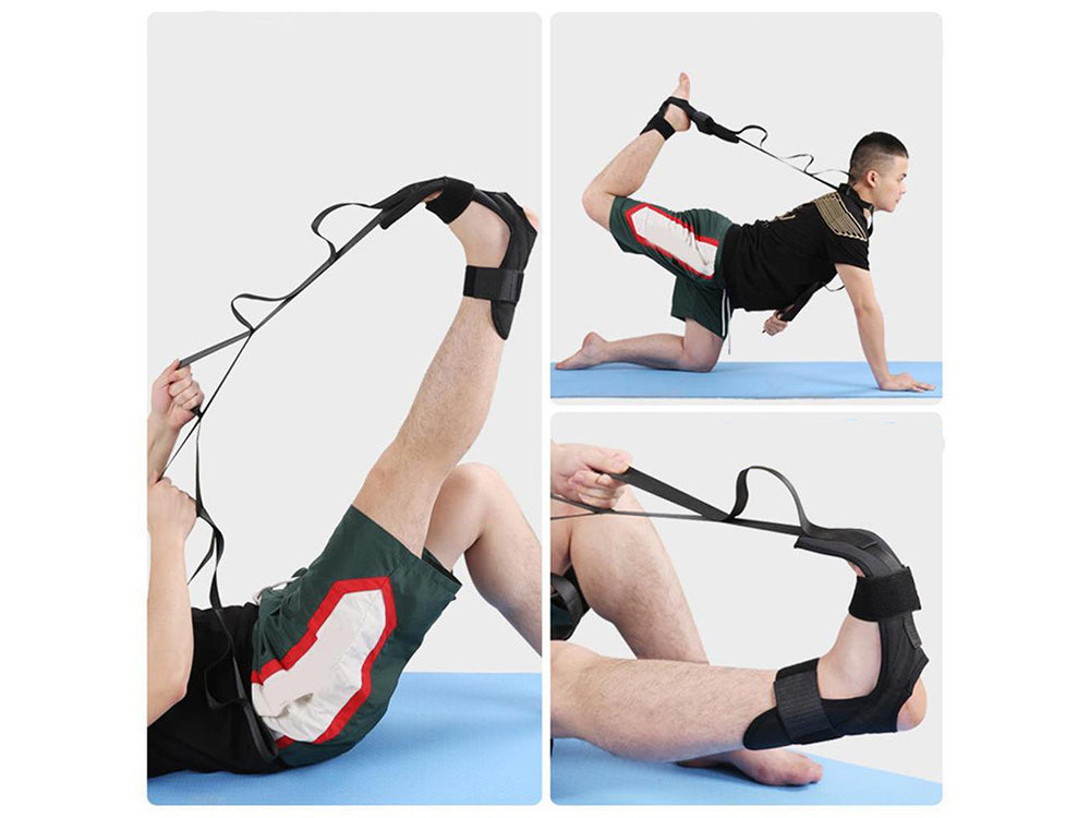 Тренировка с канап за разтягане на мускулите на краката