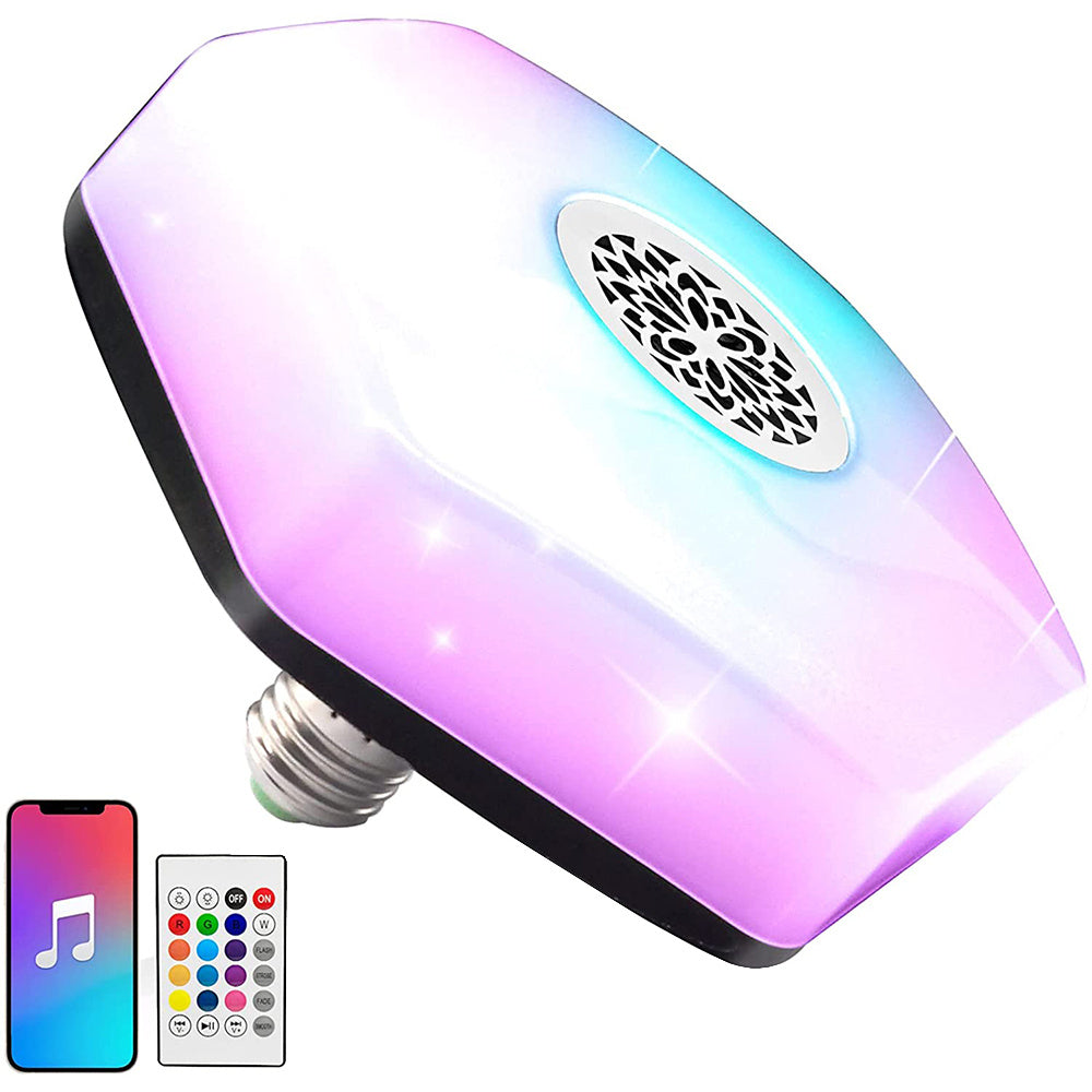RGBW LED цветна крушка Bluetooth дистанционно управление за високоговорител