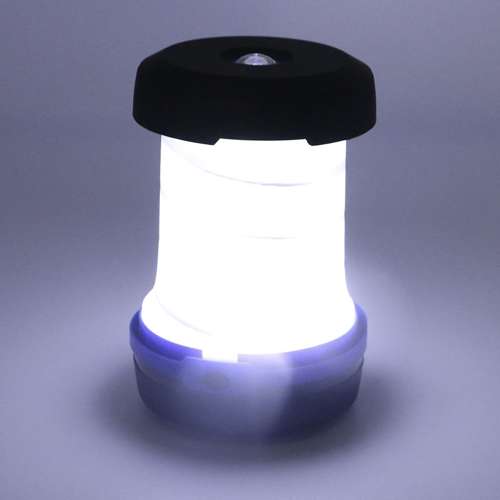 2в1 сгъваема туристическа лампа - синя - ELIARD.BG