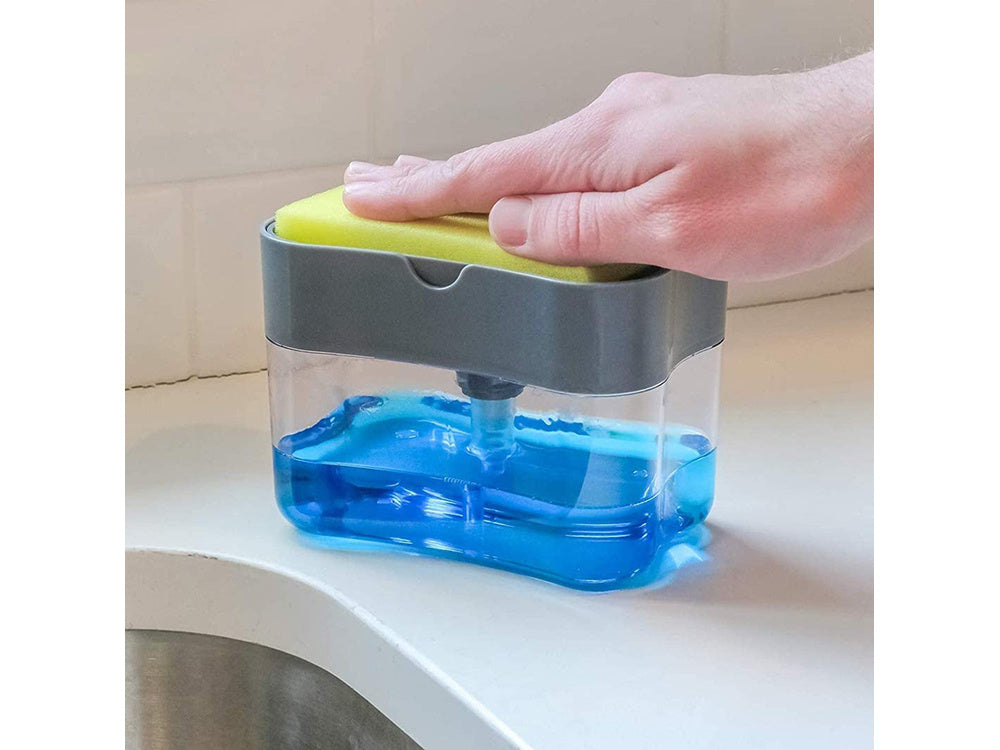 Контейнер за гъба за течност за миене на съдове