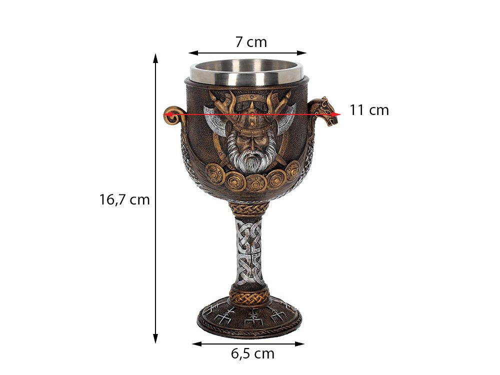Viking чаша богато украсена чаша викинги викинг