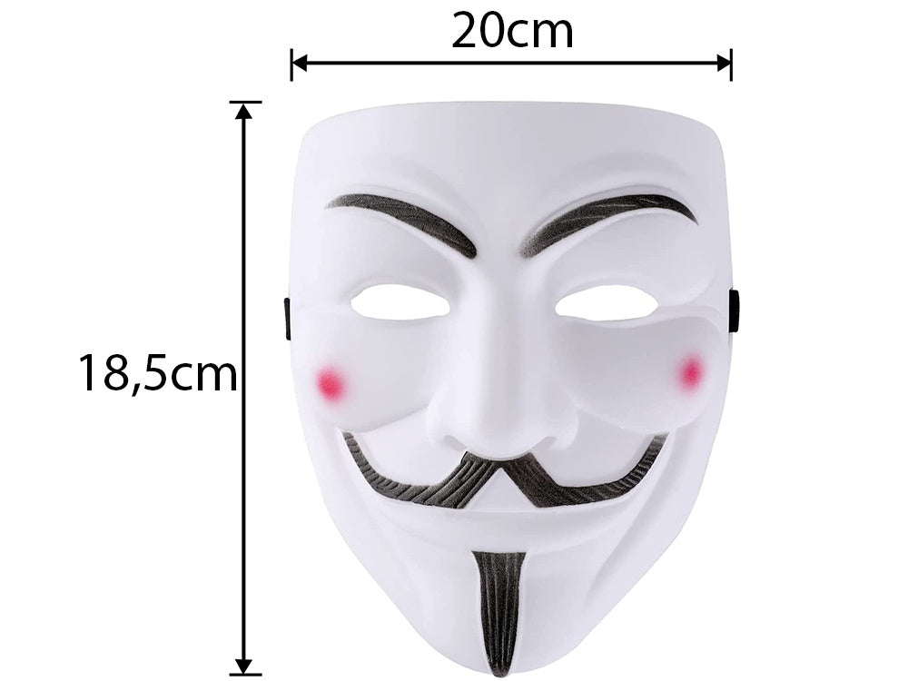 Анонимна маска vendetta acta протест хелоуин v