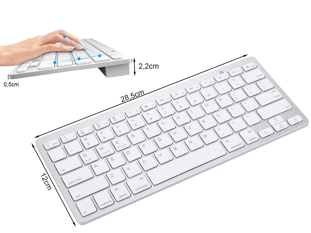 Bluetooth безжична клавиатура за компютър ipad mac