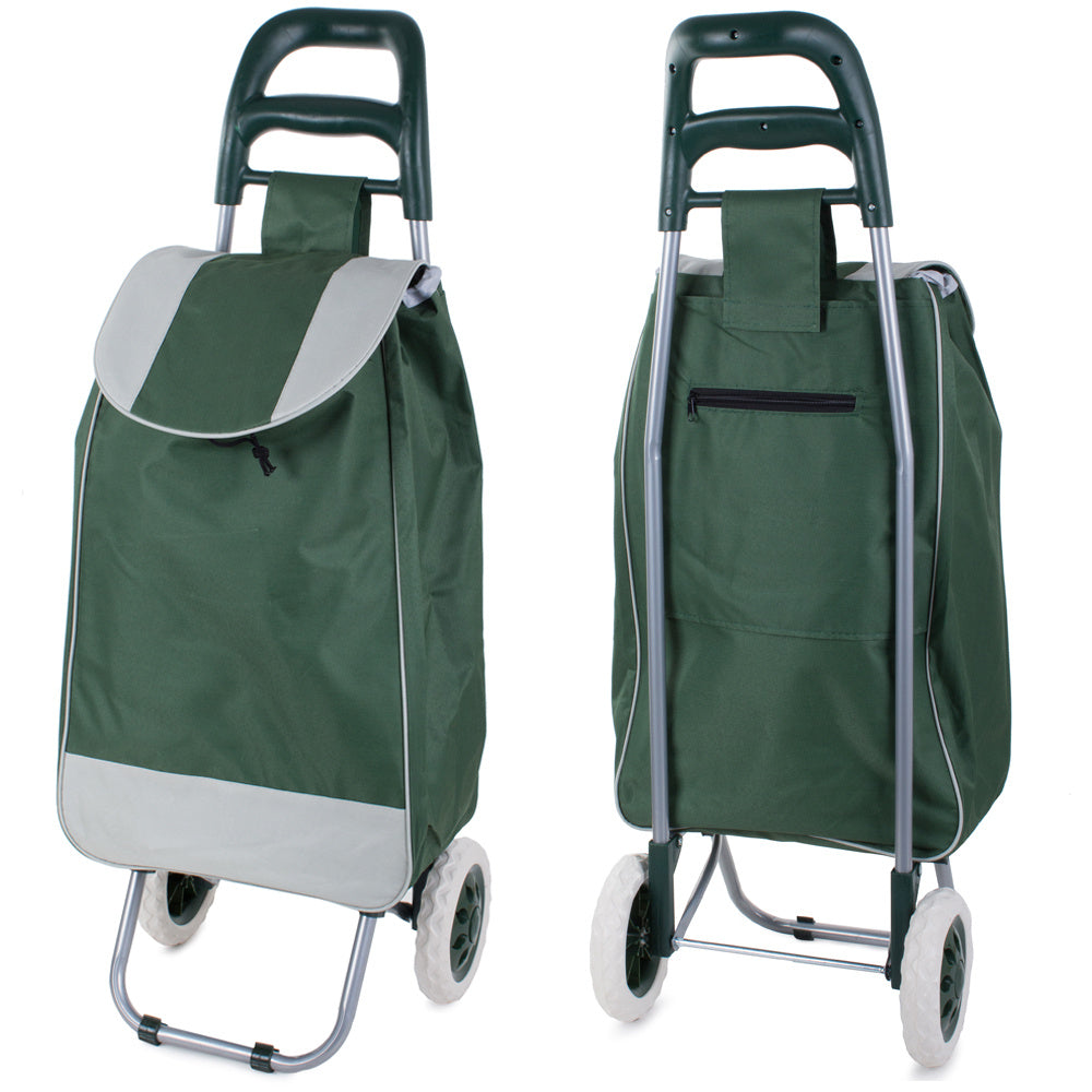 Чанта количка за пазаруване на колела, здрава сгъваема