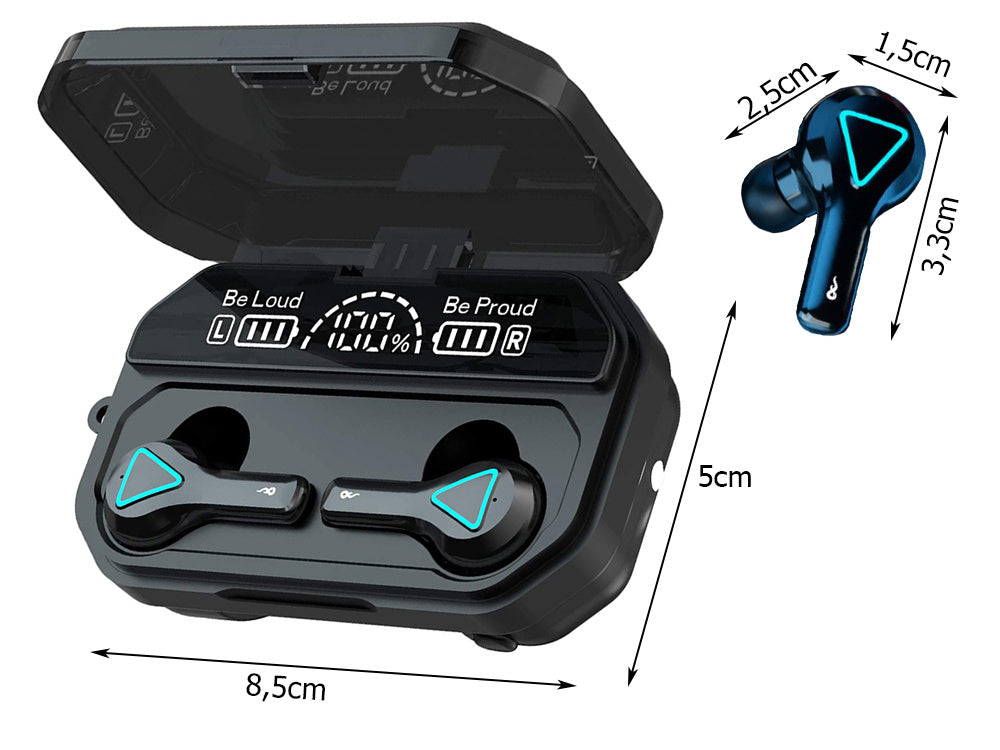 TWS powerbank безжични bluetooth слушалки