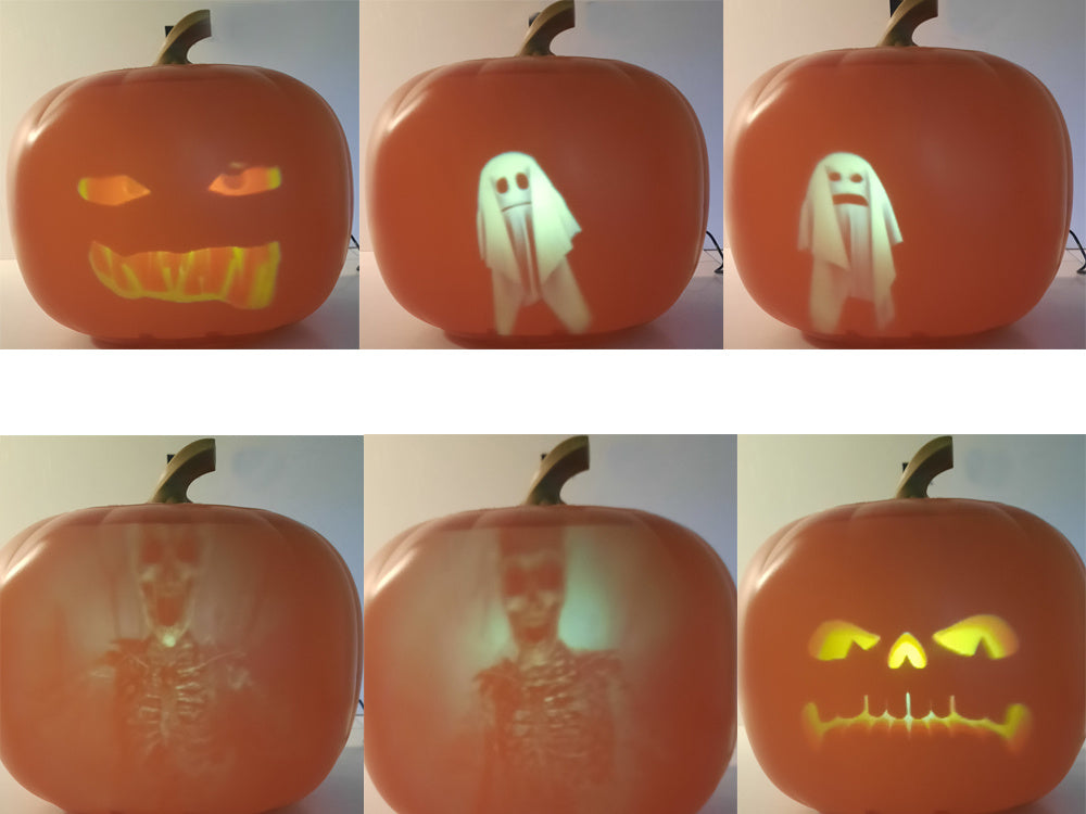 Тиквен анимационен проектор Хелоуин нощна светлина
