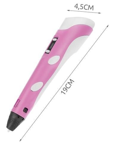 3D писалка + 155м нишки - розови - ELIARD.BG