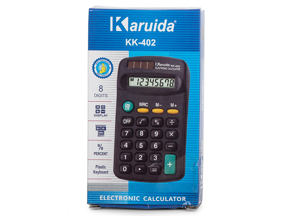 Класически джобен калкулатор 8 цифри за училище