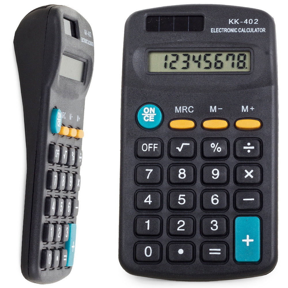 Класически джобен калкулатор 8 цифри за училище