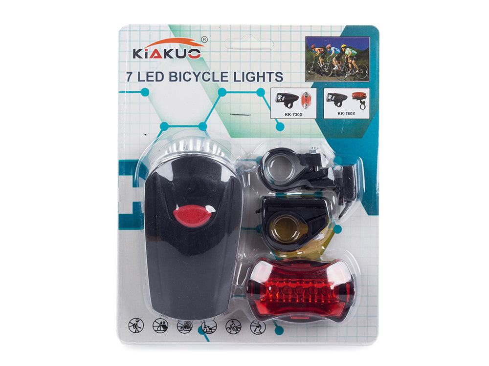 Осветление за велосипед велосипедна лампа велосипед 7 + 5 led