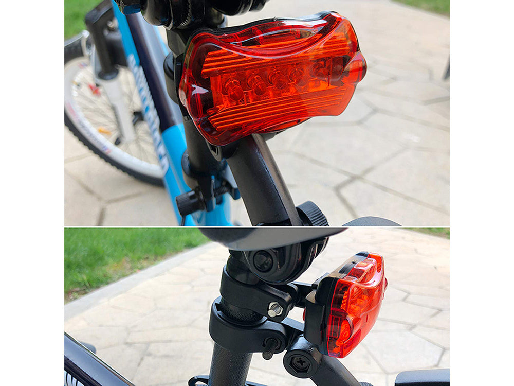 Лампа велосипедно осветление задно задно 5 диода