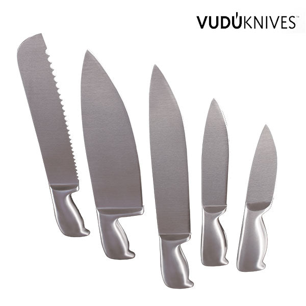 Поставка за Ножове и Комплект Ножове Vudú Knives (5 Броя)