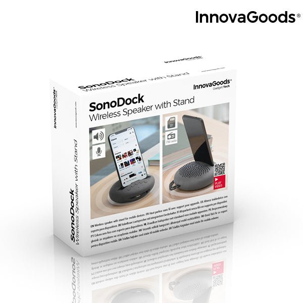 Безжичен колона с Поставка за Устройства Sonodock InnovaGoods - ELIARD.BG