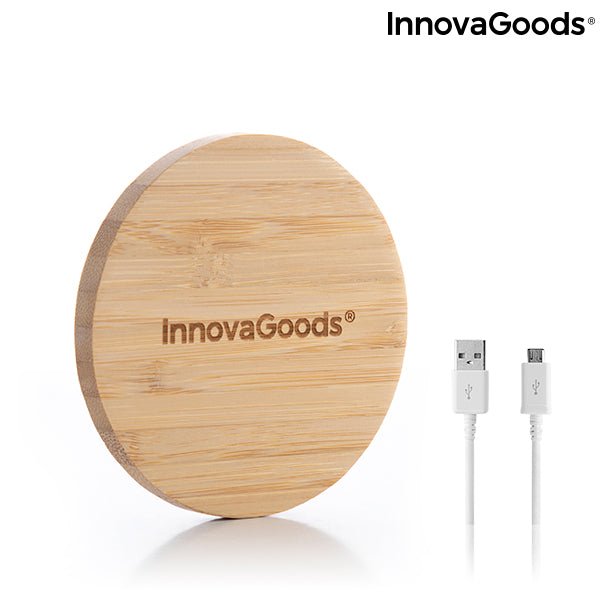 Безжично бамбуково зарядно устройство InnovaGoods - ELIARD.BG