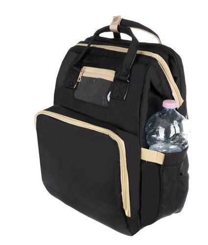 Чанта за количка с масичка за повиване - черна - ELIARD.BG
