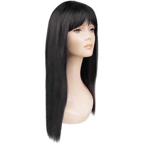 Черна дълга перука за жени P14833 - ELIARD.BG