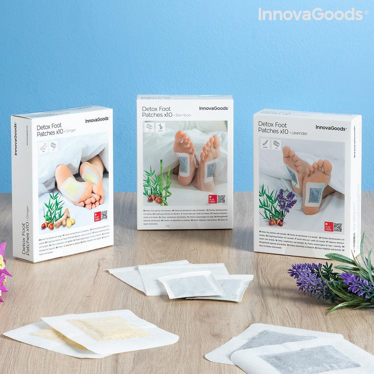 Детоксикиращи Лепенки за Крака Lavender InnovaGoods 10 броя - ELIARD.BG