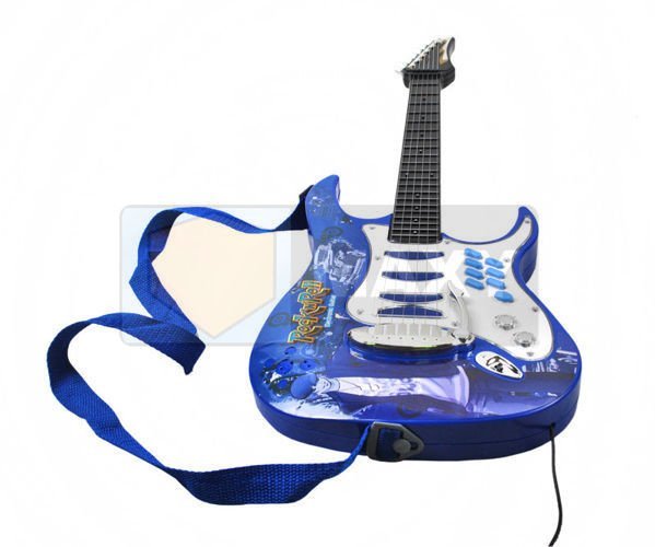 Електрическа китара + микрофон + син усилвател - ELIARD.BG