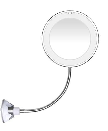 Гъвкаво LED огледало с вендуза - ELIARD.BG