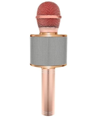 Караоке микрофон със светло розов говорител - ELIARD.BG