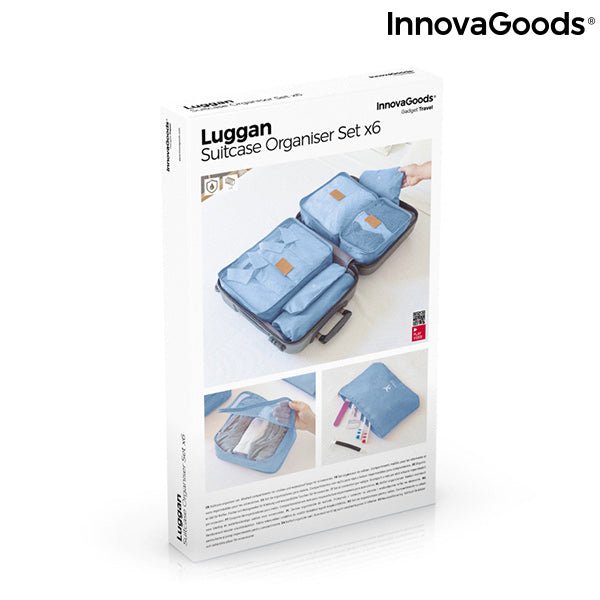Комплект чанти органайзери за куфари Luggan InnovaGoods 6 части - ELIARD.BG