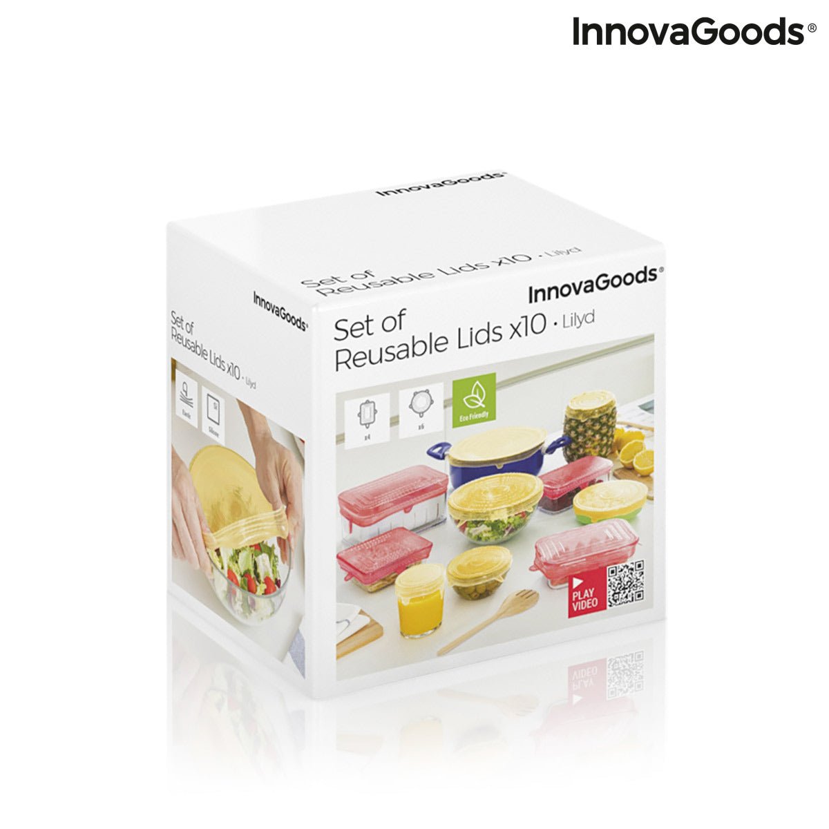 Комплект от 10 многократни и регулируеми кухненски капака Lilyd InnovaGoods - ELIARD.BG