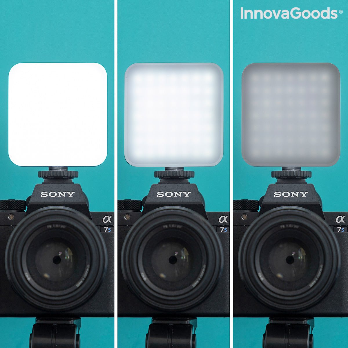 Комплект Vlogging със Светлина, Микрофон и Дистанционно Управление Plodni InnovaGoods 6 Части - ELIARD.BG