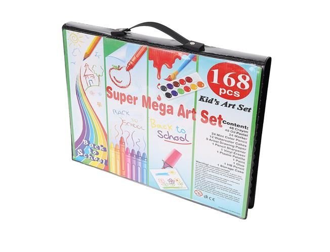 Комплект за боядисване в куфар 168бр черен - ELIARD.BG