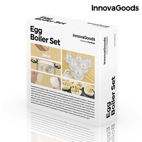 Комплект за Приготвяне на Яйца InnovaGoods (Опаковка от 7) - ELIARD.BG