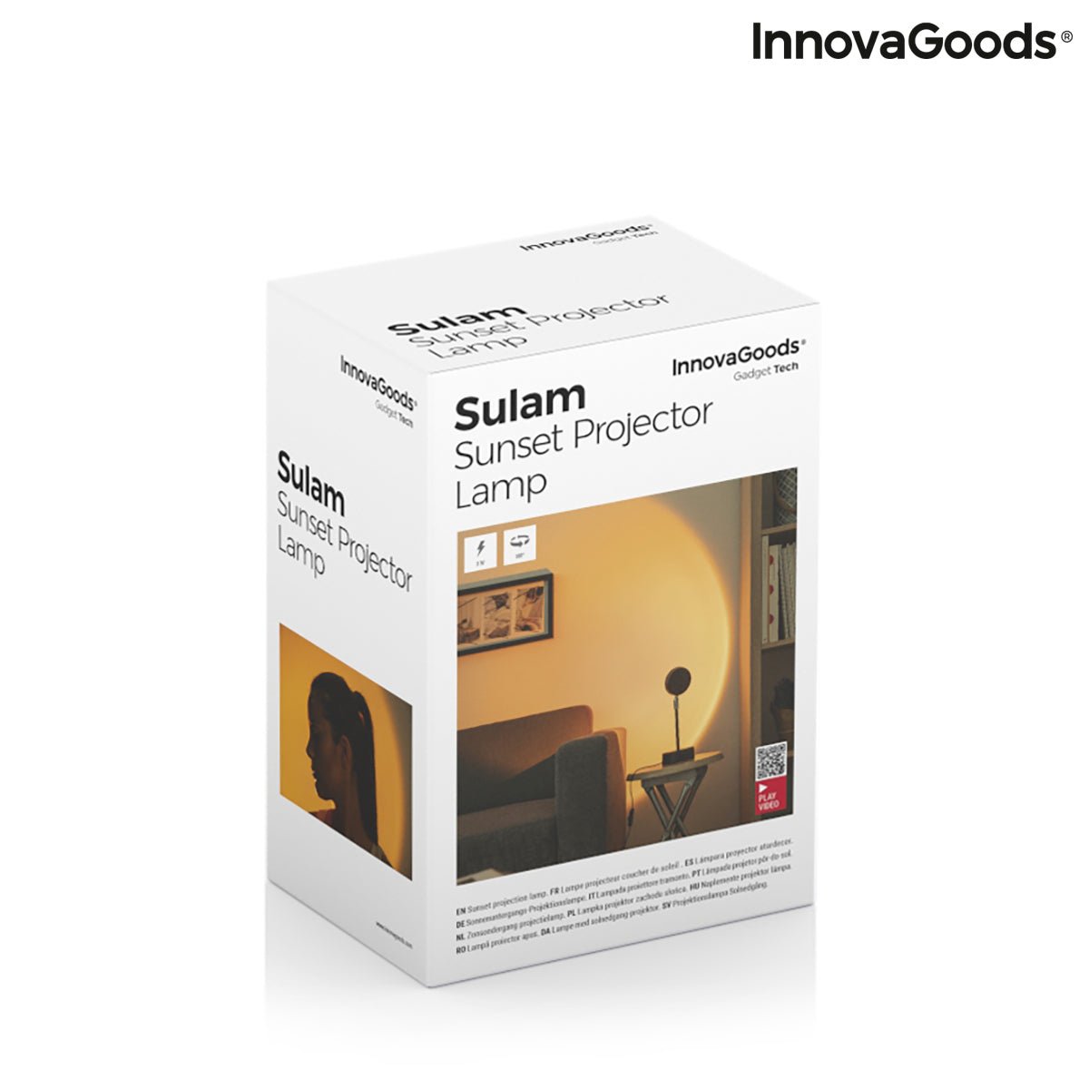 Лампа за Проектор за Залез Слънце Sulam InnovaGoods - ELIARD.BG