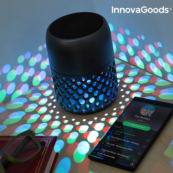 LED Презареждаща се Лампа с Колона Bluetooth Mandalamp InnovaGoods - ELIARD.BG