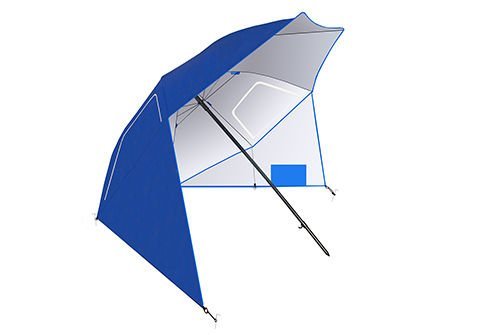 Лежащ плажен чадър 260см - ELIARD.BG