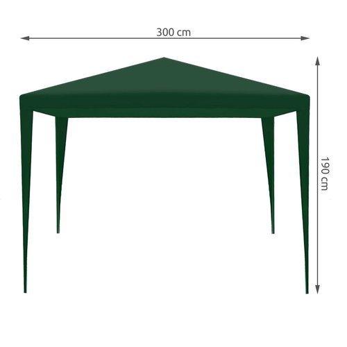 Материал за покрива на павилиона 3x3m PE зелен P12827 - ELIARD.BG