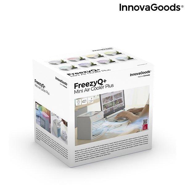 Мини изпарителен преносим климатик с LED Freezyq+ InnovaGoods - ELIARD.BG