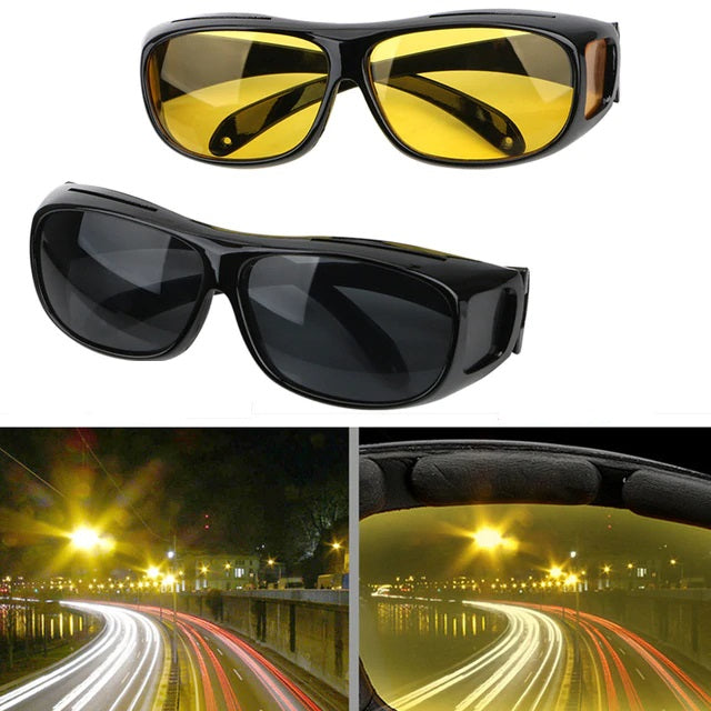 Очила за нощно и дневно шофиране HD Vision Wraparounds - 2 броя