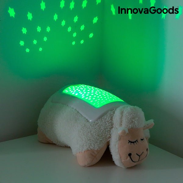 Плюшена Играчка Овца с LED Проектор InnovaGoods - ELIARD.BG