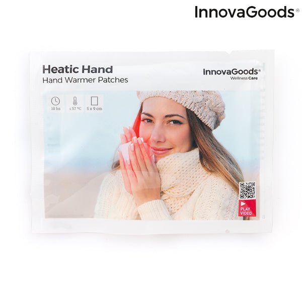 Подложки за Загряване на Ръце Heatic Hand InnovaGoods (опаковка от 10) - ELIARD.BG