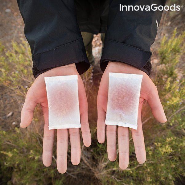 Подложки за Загряване на Ръце Heatic Hand InnovaGoods (опаковка от 10) - ELIARD.BG