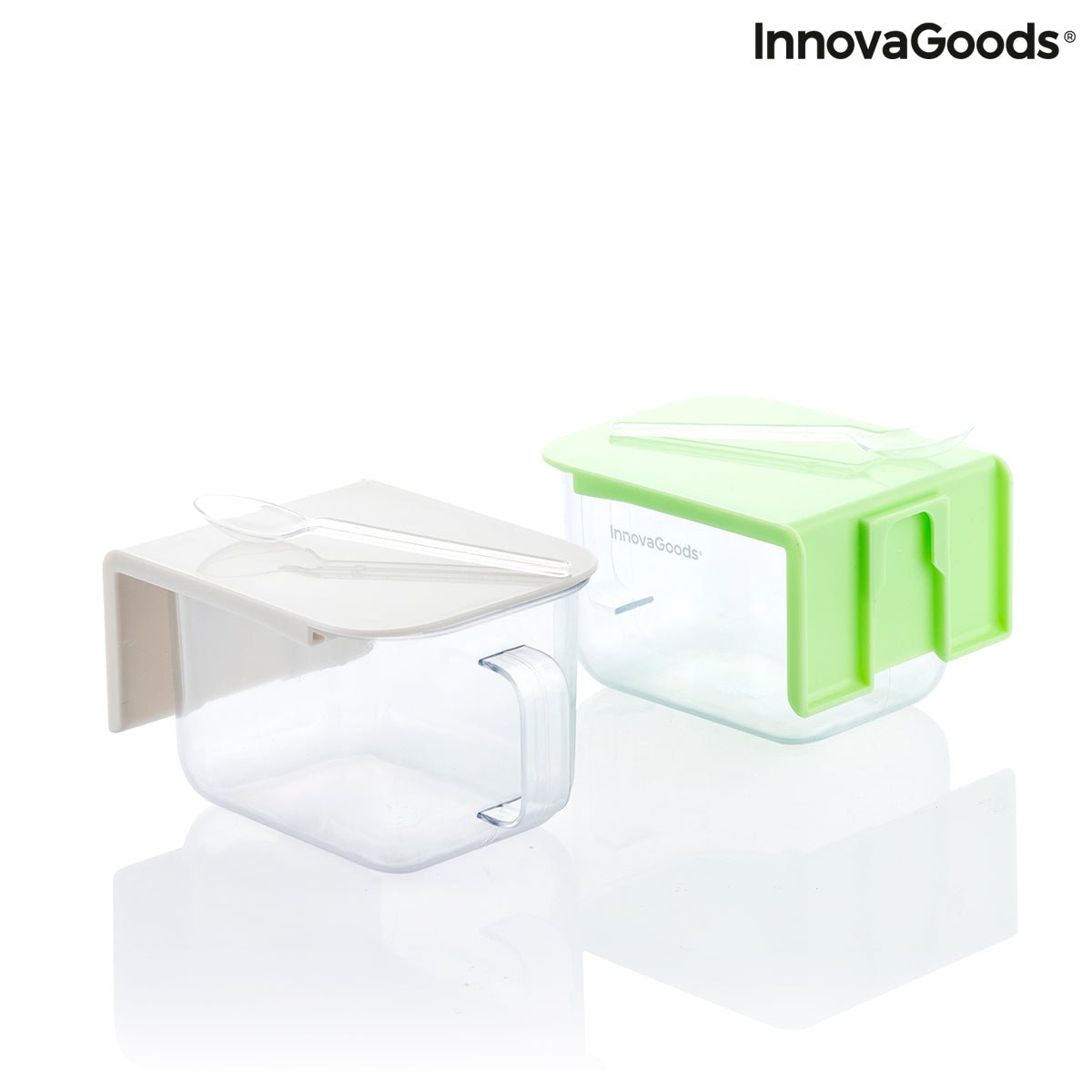 Подвижни Залепващи се Кухненски Контейнери Handstore InnovaGoods Опаковка от 2 единици - ELIARD.BG