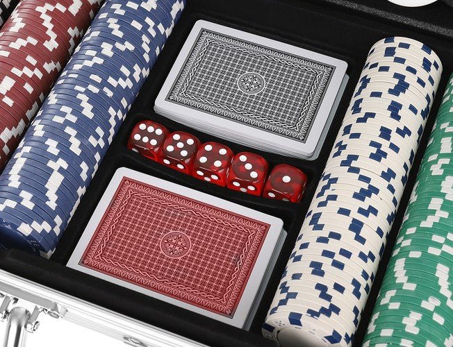Покер - комплект от 300 чипа в HQ куфар - ELIARD.BG