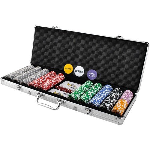 Покер - комплект от 500 чипа в HQ куфар - ELIARD.BG