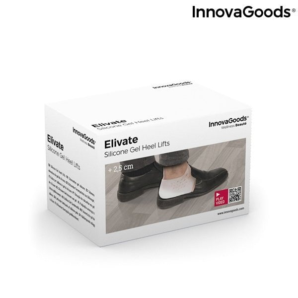 Повдигащи подложки за пета от силиконов гел Elivate InnovaGoods - ELIARD.BG
