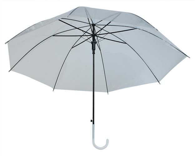 Прозрачен бял чадър - ELIARD.BG