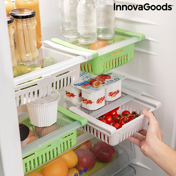 Регулируем Органайзер за Хладилник Friwer InnovaGoods (опаковка от 2) - ELIARD.BG