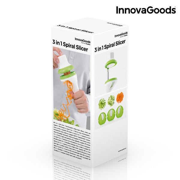 Резачка за Зеленчуци на Спирали 3 в 1 InnovaGoods - ELIARD.BG